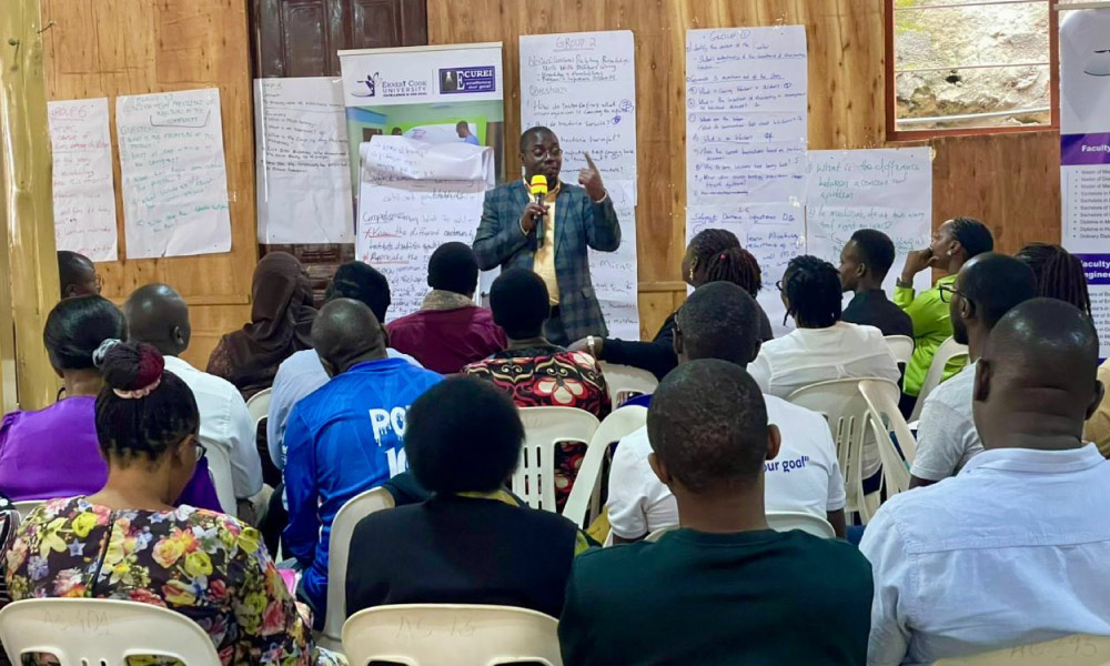 Executive Director, Dr Miiro Farooq CBE capacity building workshop at Ernest Cook University iuiu lecturer dr miiro farooq leads cbe capacity building workshop at ernest cook university 686 1776761730